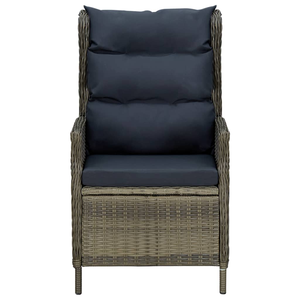vidaXL Ensemble de salle à manger de jardin 5 pcs marron