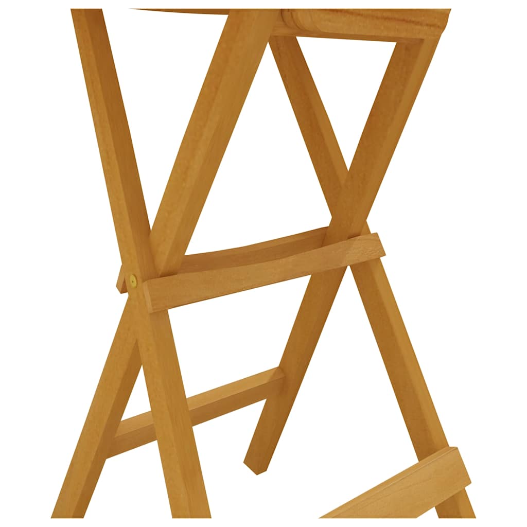 vidaXL 3-tlg. Bar-Set Klappbar Massivholz Teak
