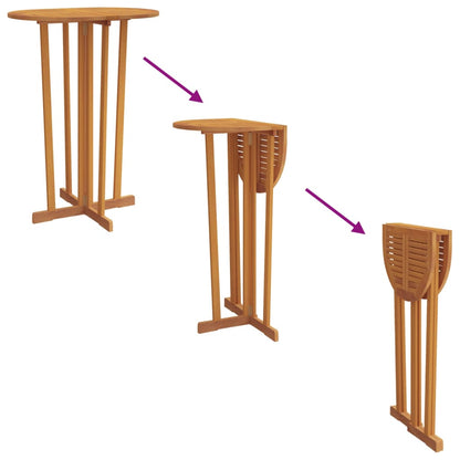 vidaXL 5-tlg. Bar-Set Klappbar Massivholz Teak