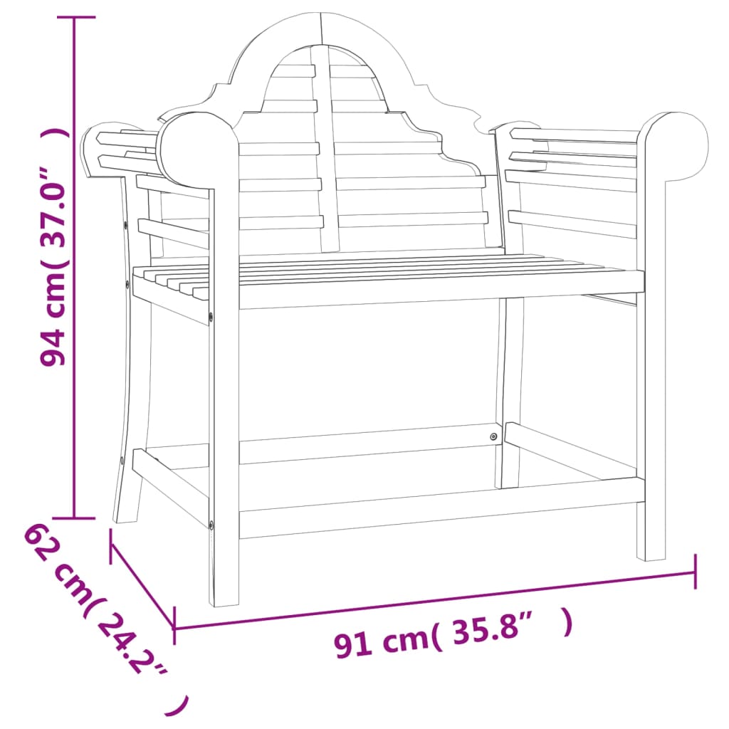 vidaXL 4-tlg. Garten-Lounge-Set Massivholz Teak