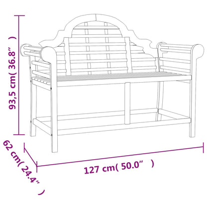 vidaXL 4-tlg. Garten-Lounge-Set Massivholz Teak