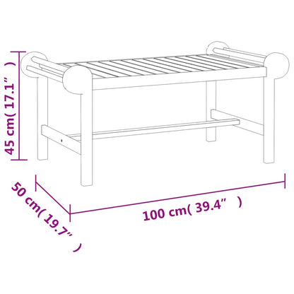 vidaXL 4-tlg. Garten-Lounge-Set Massivholz Teak