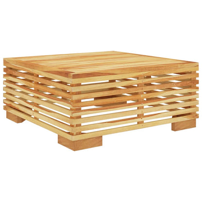 vidaXL Salon de jardin 4 pcs avec coussins Bois de teck massif