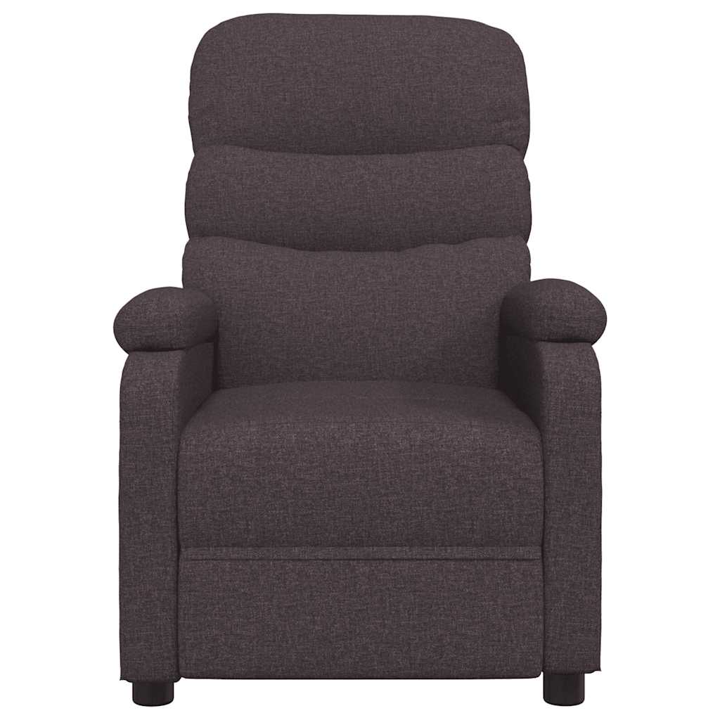 vidaXL Relaxsessel Dunkelbraun Stoff