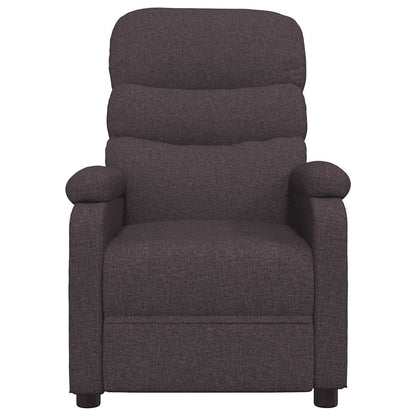 vidaXL Relaxsessel Dunkelbraun Stoff