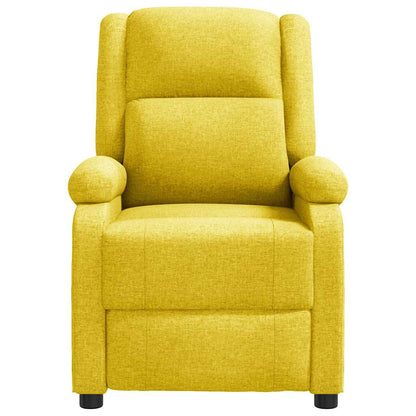 vidaXL Relaxsessel Gelb Stoff