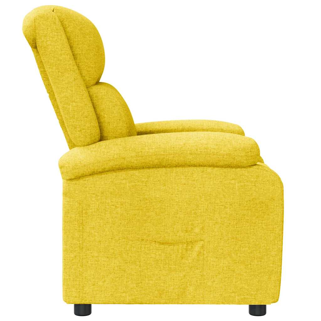 vidaXL Relaxsessel Gelb Stoff