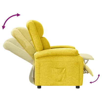 vidaXL Relaxsessel Gelb Stoff