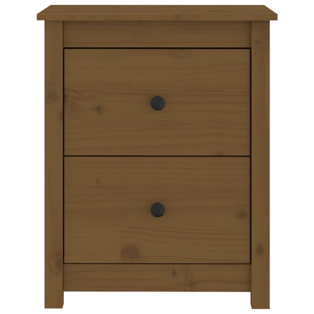 vidaXL Nachttisch Honigbraun 50x35x61,5 cm Massivholz Kiefer