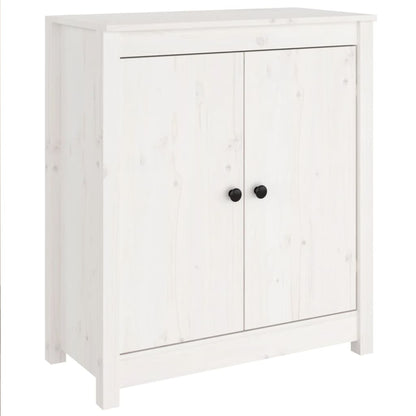 vidaXL Buffet blanc 70x35x80 cm Bois de pin massif