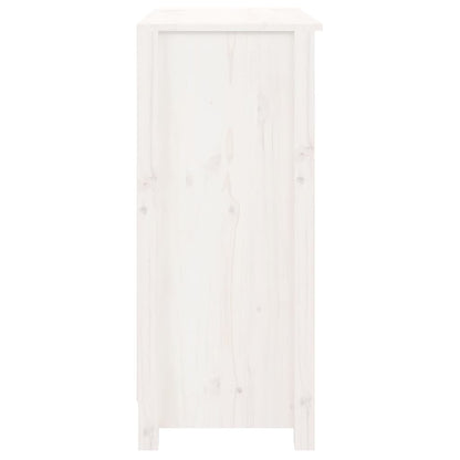 vidaXL Buffet blanc 70x35x80 cm Bois de pin massif
