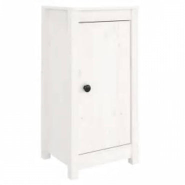 vidaXL Buffet blanc 39x35x80 cm Bois de pin massif