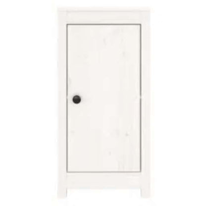 vidaXL Buffet blanc 39x35x80 cm Bois de pin massif