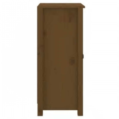 vidaXL Buffet marron miel 39x35x80 cm Bois de pin massif