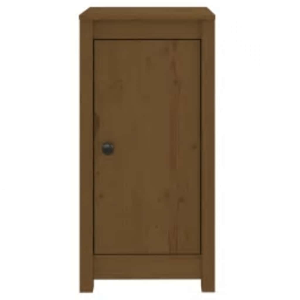 vidaXL Buffet marron miel 39x35x80 cm Bois de pin massif