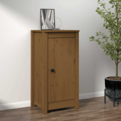 vidaXL Buffet marron miel 39x35x80 cm Bois de pin massif