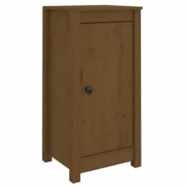 vidaXL Commodes 2 pcs Bois de pin massif marron miel 39x35x80 cm