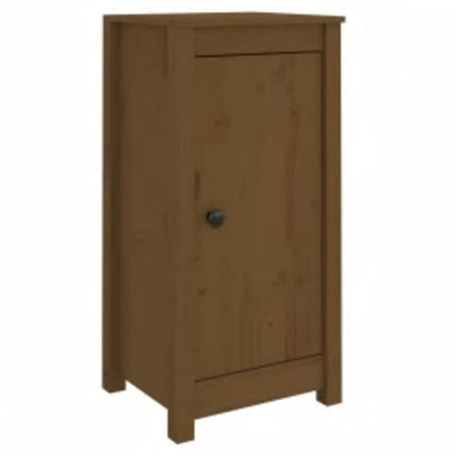 vidaXL Commodes 2 pcs Bois de pin massif marron miel 39x35x80 cm
