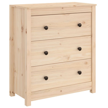 vidaXL Bahut 70x35x80 cm Bois massif de pin