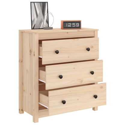 vidaXL Bahut 70x35x80 cm Bois massif de pin