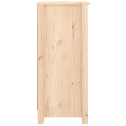 vidaXL Commodes 2 pcs 40x35x80 cm Bois de pin massif