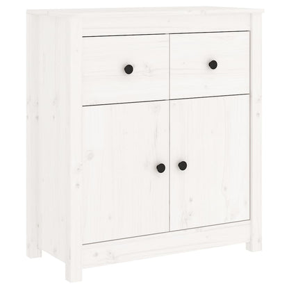 vidaXL Buffet blanc 70x35x80 cm Bois de pin massif