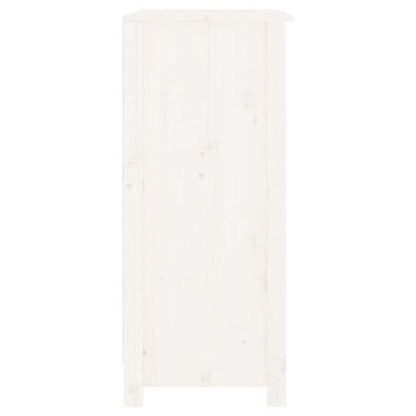 vidaXL Buffet blanc 70x35x80 cm Bois de pin massif