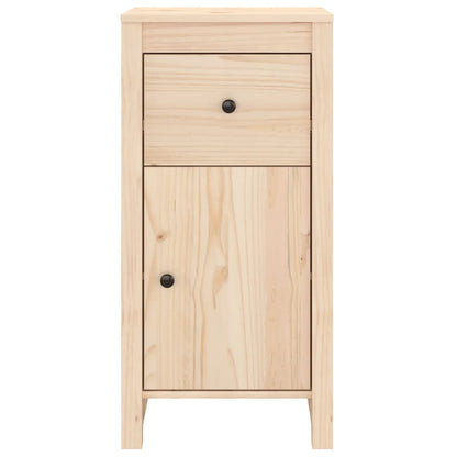 vidaXL Commodes 2 pcs 40x35x80 cm Bois de pin massif