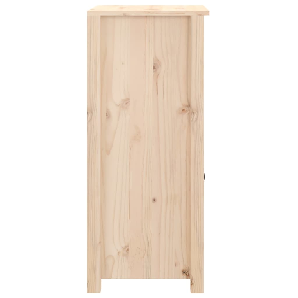 vidaXL Commodes 2 pcs 40x35x80 cm Bois de pin massif