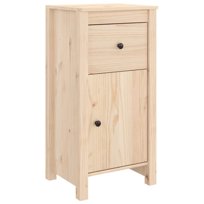vidaXL Commodes 2 pcs 40x35x80 cm Bois de pin massif