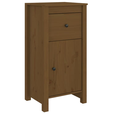 vidaXL Buffet en pin massif marron miel 40x35x80 cm