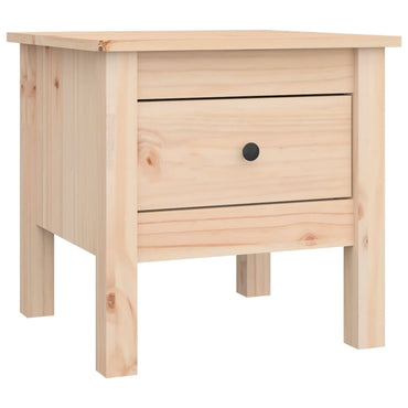 vidaXL Table d'appoint 40x40x39 cm Bois de pin massif