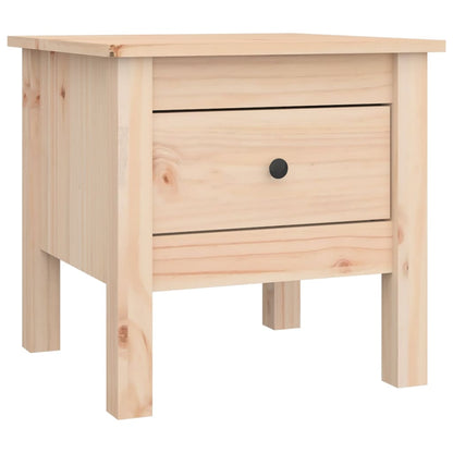 vidaXL Table d'appoint 40x40x39 cm Bois de pin massif