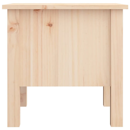 vidaXL Table d'appoint 40x40x39 cm Bois de pin massif