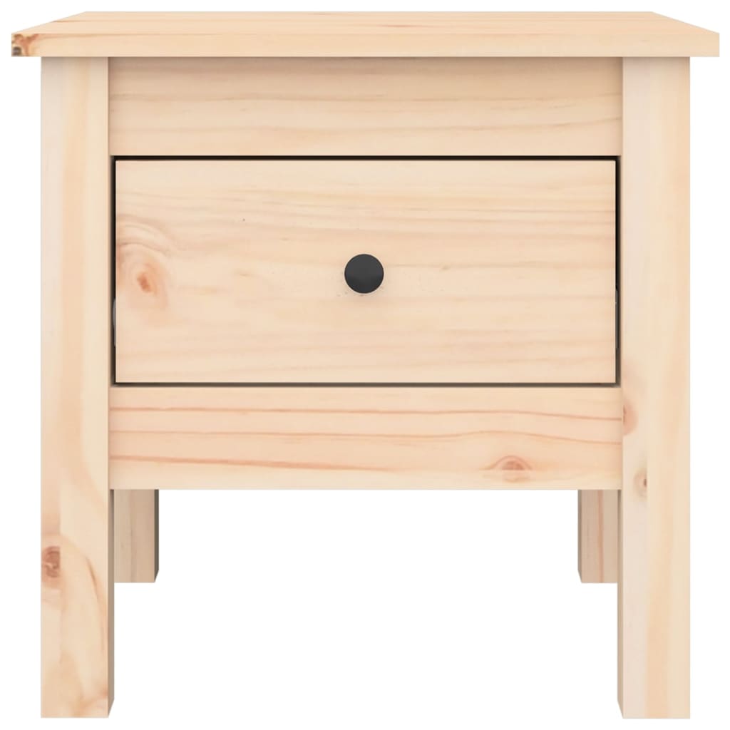 vidaXL Tables d'appoint 2 pcs 40x40x39 cm Bois de pin massif
