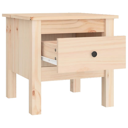 vidaXL Tables d'appoint 2 pcs 40x40x39 cm Bois de pin massif