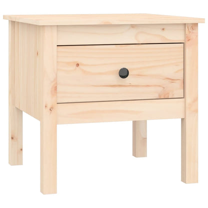 vidaXL Table d'appoint 50x50x49 cm Bois de pin massif