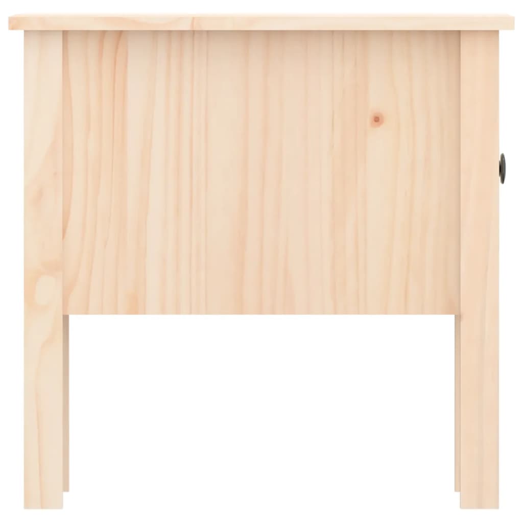 vidaXL Table d'appoint 50x50x49 cm Bois de pin massif