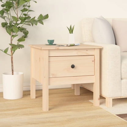 vidaXL Tables d'appoint 2 pcs 50x50x49 cm Bois de pin massif