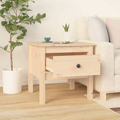 vidaXL Tables d'appoint 2 pcs 50x50x49 cm Bois de pin massif