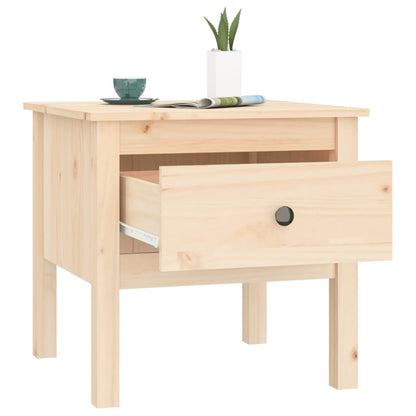 vidaXL Tables d'appoint 2 pcs 50x50x49 cm Bois de pin massif