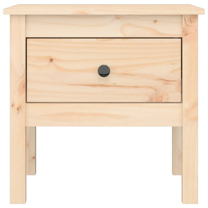 vidaXL Tables d'appoint 2 pcs 50x50x49 cm Bois de pin massif