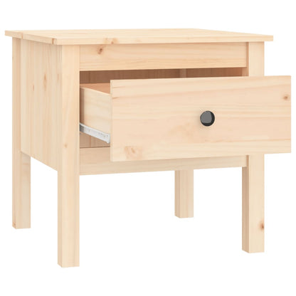 vidaXL Tables d'appoint 2 pcs 50x50x49 cm Bois de pin massif