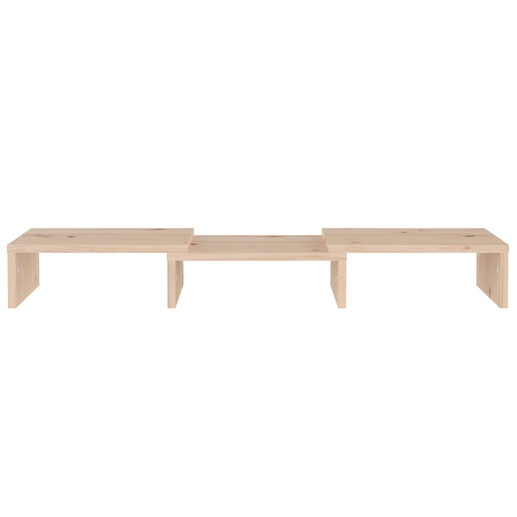 vidaXL Monitorständer 60x24x10,5 cm Massivholz Kiefer