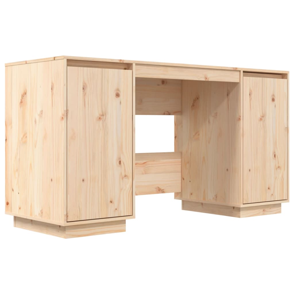 vidaXL Bureau 140x50x75 cm Bois de pin massif