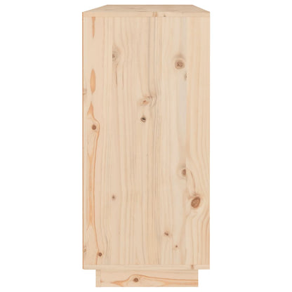 vidaXL Sideboard 110x34x75 cm Massivholz Kiefer