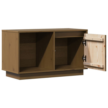 vidaXL TV-Schrank Honigbraun 74x35x44 cm Massivholz Kiefer