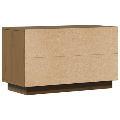 vidaXL TV-Schrank Honigbraun 74x35x44 cm Massivholz Kiefer