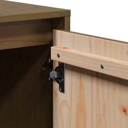vidaXL TV-Schrank Honigbraun 74x35x44 cm Massivholz Kiefer