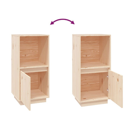 vidaXL Buffet 38x35x80 cm Bois de pin massif